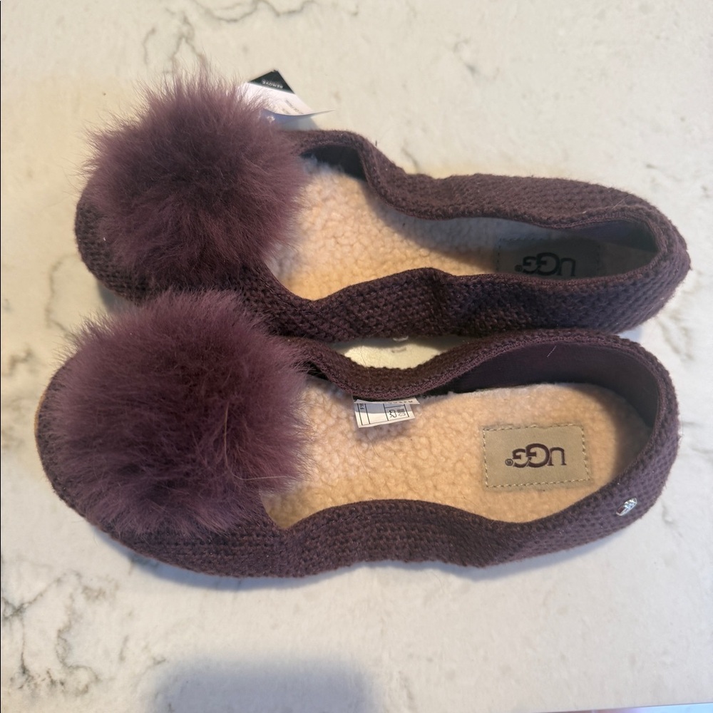 New Ugg Andi slipper for women, brown size 8